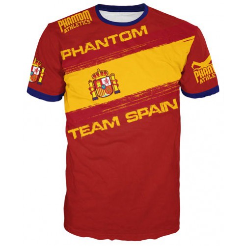 Camiseta de Phantom MMA con la bandera española