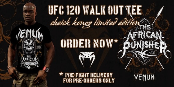 Cheick Kongo UFC 120 Walkout Limited Edition
