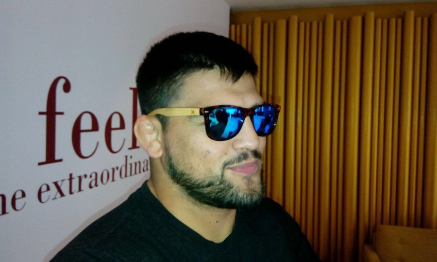 Kelvin Gastelum Crossed gafas de sol de madera