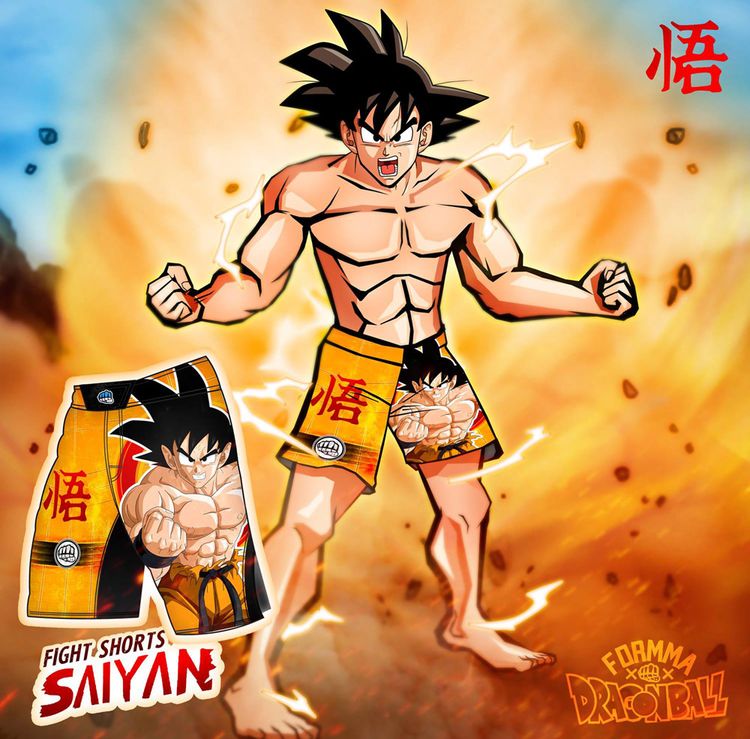 Formma Saiyan Fight Shorts – Goku Dragon Ball – Ropa MMA