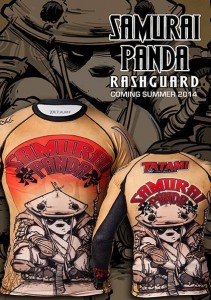 lycra rashguard tatami samurai panda 