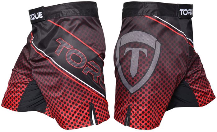torque-grid-fight-shorts-red