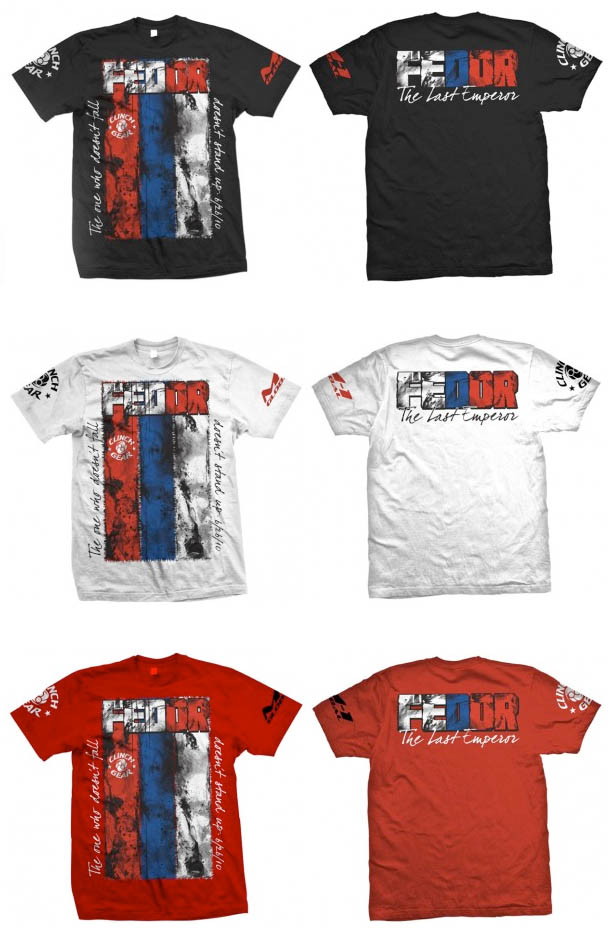 Camiseta de Fedor Emelianenko Strikeforce Walkout