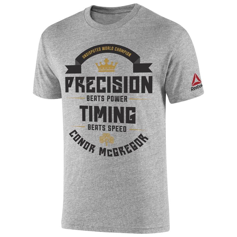 Reebok Conor McGregor Precision beats Power Ropa MMA | de moda sobre ropa y material MMA, Grappling y deportes de combate